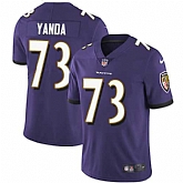 Nike Baltimore Ravens #73 Marshal Yanda Purple Team Color NFL Vapor Untouchable Limited Jersey,baseball caps,new era cap wholesale,wholesale hats